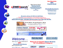 Tablet Screenshot of ezinesearch.com
